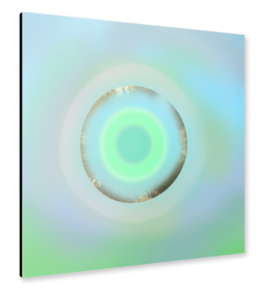 Alu-Dibond "Harmonie Gong" 30x30 cm artboxONE