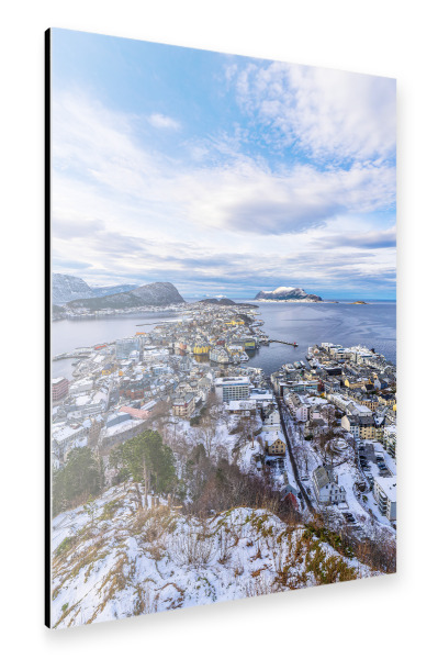 Alu-Dibond "Hausberg Aksla in Ålesund" 75x50 cm artboxONE