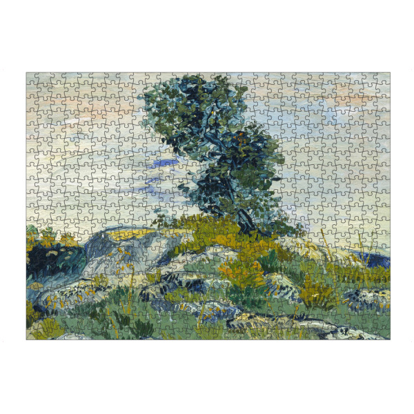 Puzzle Ravensburger "Van Gogh, Felsen mit Eiche" artboxONE - Natur,Floral,Abstrakt