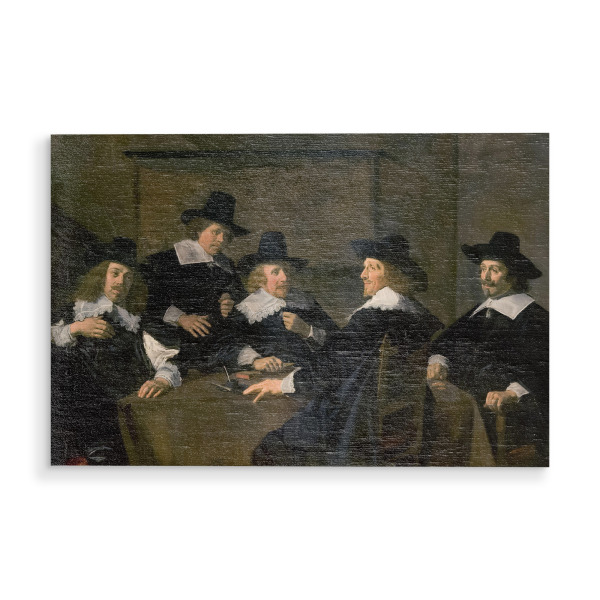 Holzbild "Groote Gasthuis in Haarlem" artboxONE - Menschen,Für Papa,Männer