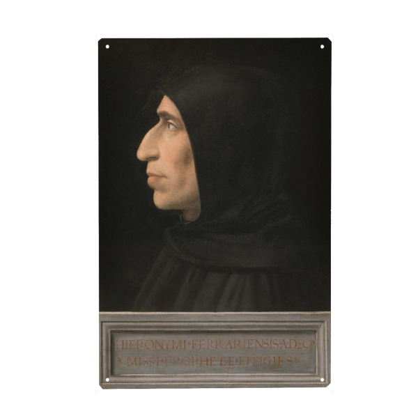 Holzbild "Porträt von Jerome Savonarole" artboxONE - Für Mama,Für Papa,Männer