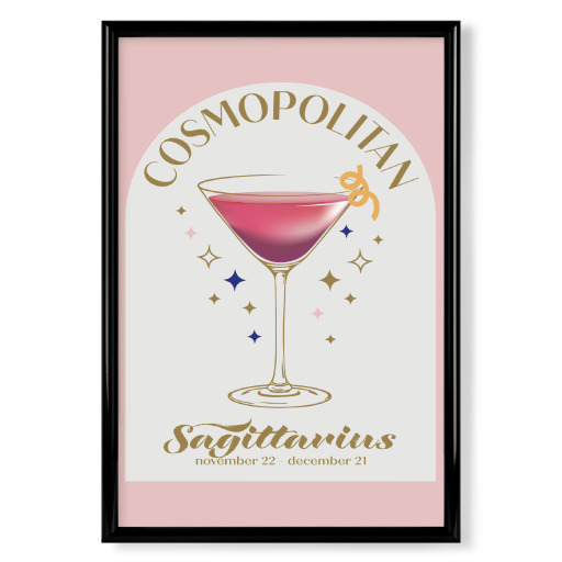 Cosmopolitan Cocktail Zodiac Sign