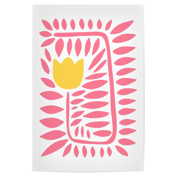 Poster "Tulip twist" artboxONE - Floral,Abstrakt,Für Mama