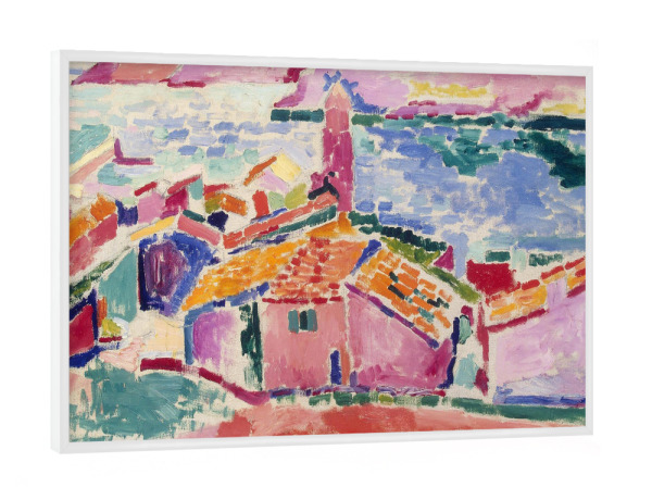 Poster mit weißem Rahmen "Henri Matisse die Dächer" artboxONE - Abstrakt