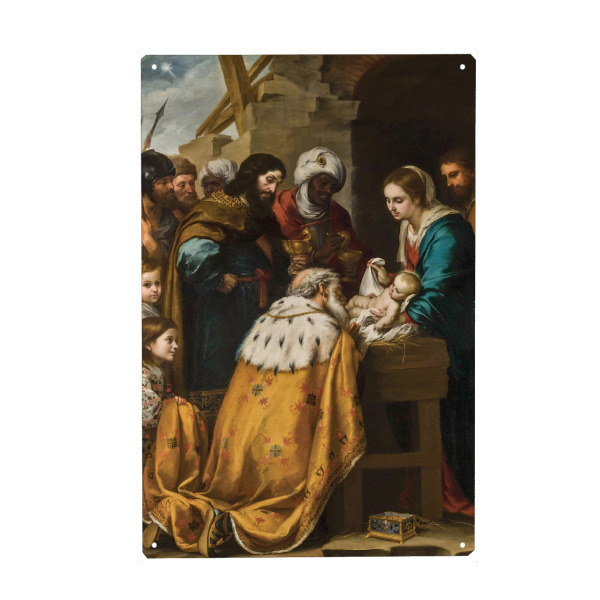 Holzbild "Anbetung der Magier" artboxONE - Für Kinder,Für Mama,Für Papa