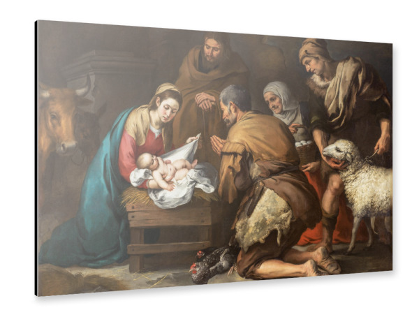 Alu-Dibond "Anbetung der Hirten" 30x20 cm artboxONE