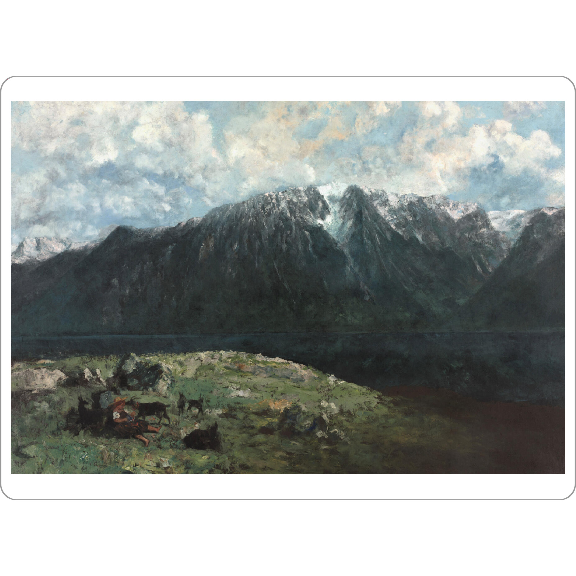 Tischset "Panoramablick der Alpen" artboxONE - Natur,Reise