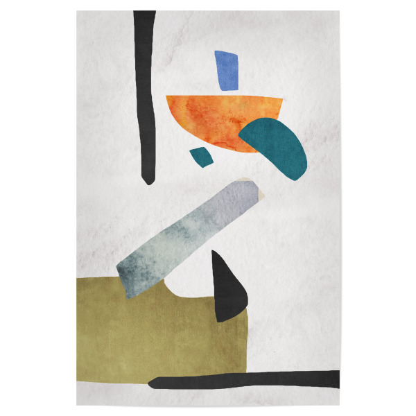 Poster 30x20 cm "Abstract geometric colors x" artboxONE - Abstrakt,Geometrie