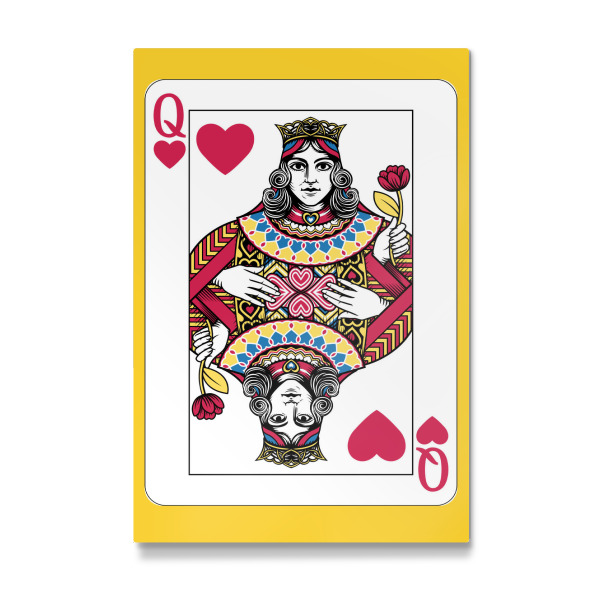 Galerie-Print "Queen card" 75x50 cm artboxONE