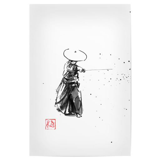 Zan schneidet Samurai