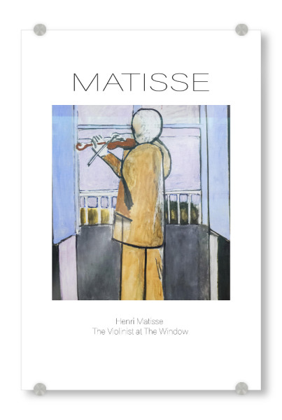 Acrylglasbild "Henri Matisse der Geiger" artboxONE - Abstrakt,Musik