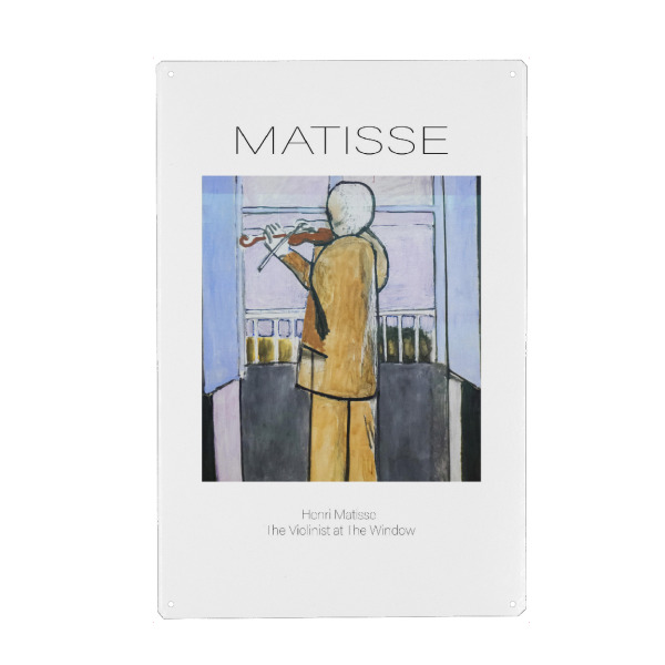 Holzbild "Henri Matisse der Geiger" artboxONE - Abstrakt,Musik