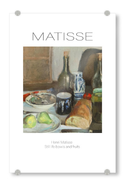 Acrylglasbild "Henri Matisse Still Life Bowls" artboxONE - Abstrakt