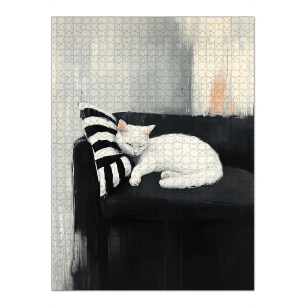 Puzzle Ravensburger "Sanfte Katzen Träume" artboxONE - Natur,Tiere,Liebe