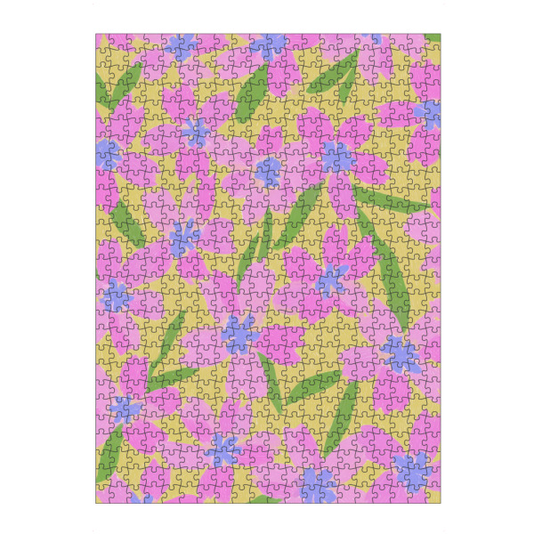Puzzle Ravensburger "Blumen Pinki Pop" artboxONE - Natur,Floral,Abstrakt