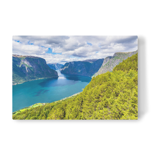 Leinwandbild "Ausblick vom Stegastein" artboxONE - Natur,Reise,Reise / Strand und Meer,Reise / Länder