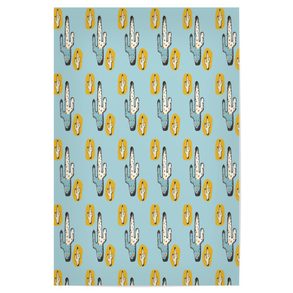 Poster 30x20 cm "Cactus Family" artboxONE - Floral - Cactus,Kaktus,Pflanze,Natur,Desert,Wüste,Kids,Kidsroom,Kinder,Kinderzimmer
