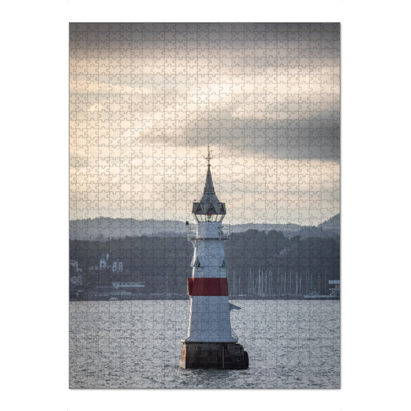 Puzzle Ravensburger "Kavringen Lighthouse Oslo" artboxONE - Reise,Reise / Strand und Meer