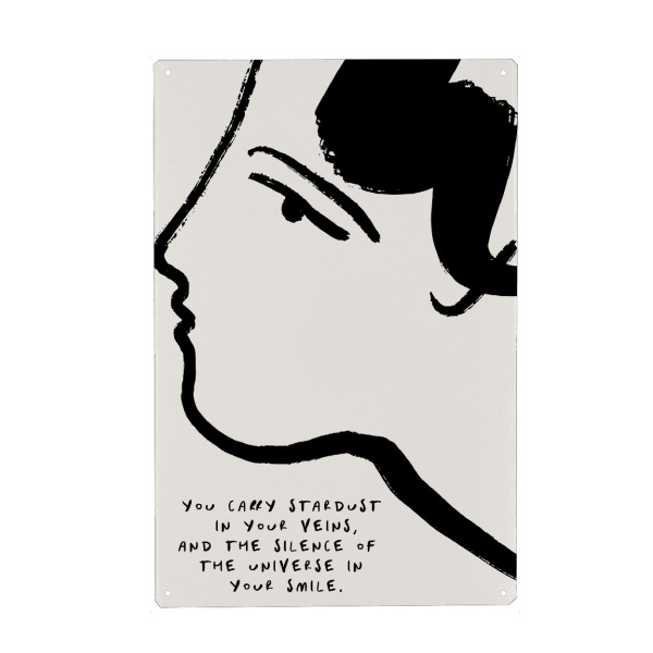 Holzbild "Cosmic Notes No I" artboxONE - Abstrakt,Menschen,Für Mama