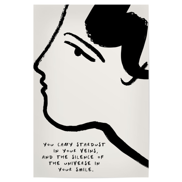 Poster "Cosmic Notes No I" artboxONE - Abstrakt,Menschen,Für Mama