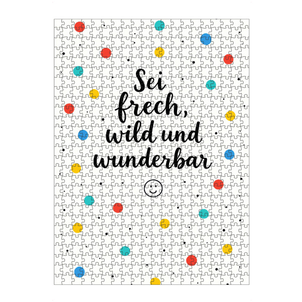 Puzzle Ravensburger "Sei frei wild und wunderbar" artboxONE - Für Kinder,Buchstaben,Für Mama