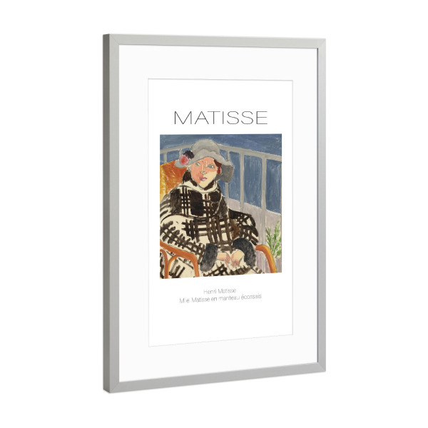 Poster mit Rahmen Silber "Henri Matisse aa" artboxONE - Abstrakt