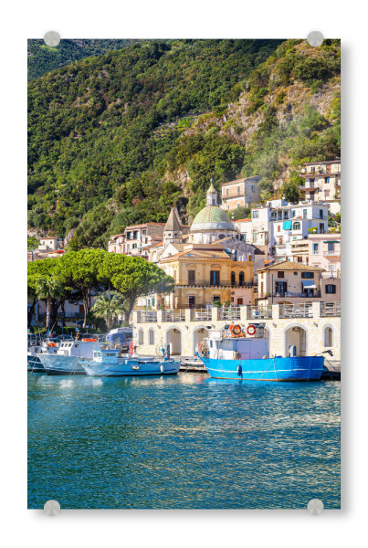 Acrylglasbild "Cetara in Italien" artboxONE - Natur,Reise,Architektur,Reise / Strand und Meer,Reise / Länder