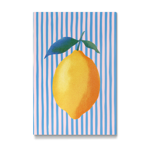 Lemon Stripe Art