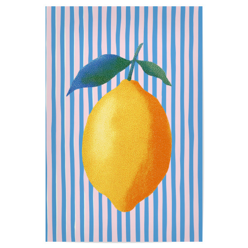 Lemon Stripe Art