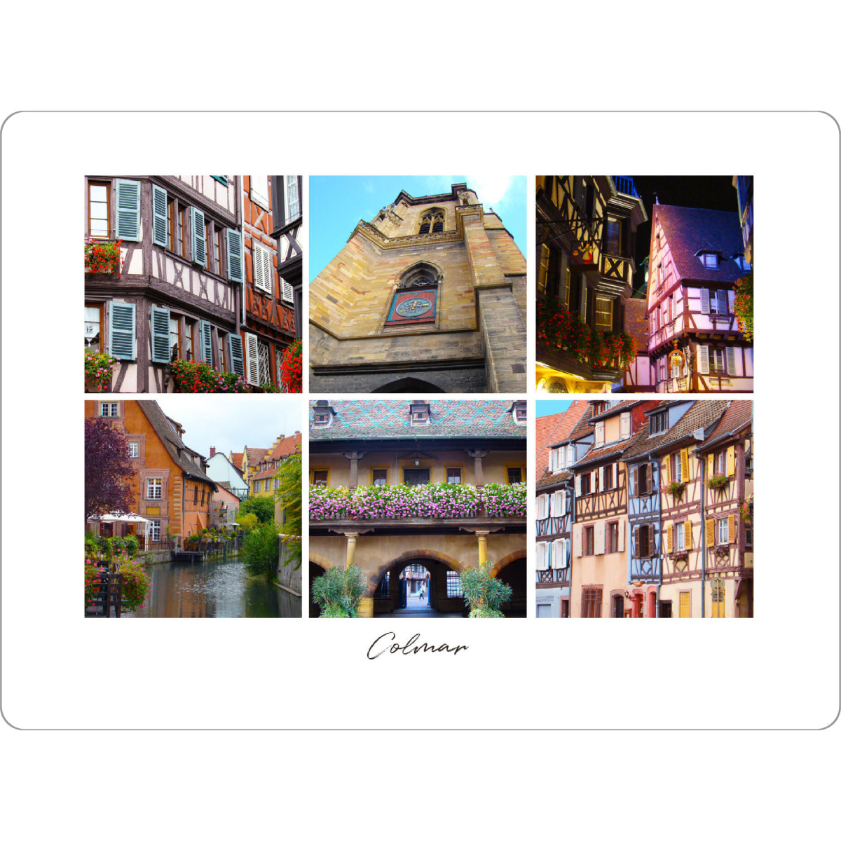 Tischset "Colmar Collage" artboxONE - Städte,Reise,Architektur,Reise / Länder