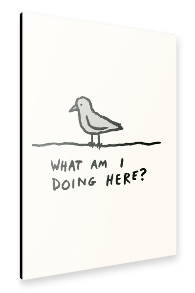 Alu-Dibond "The Existential Perch" 30x20 cm artboxONE