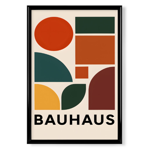 Geometrische Bauhaus-Formen