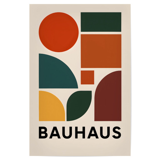Geometrische Bauhaus-Formen