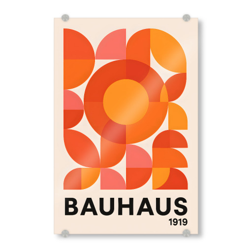 Bauhaus in Warm Colors