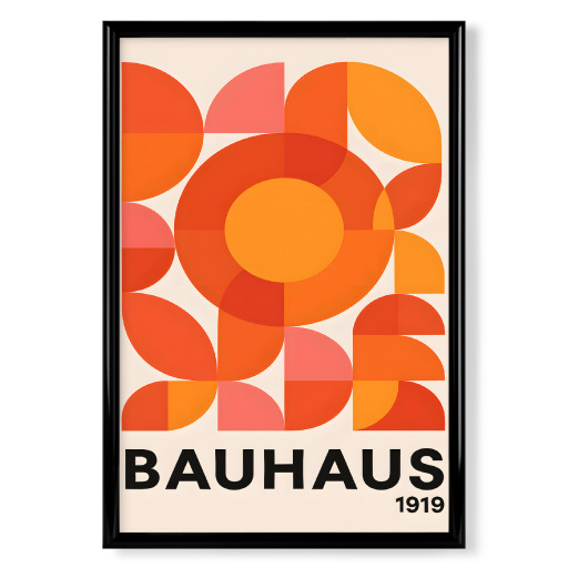 Bauhaus in Warm Colors