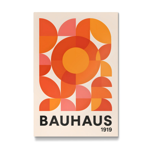 Bauhaus in Warm Colors