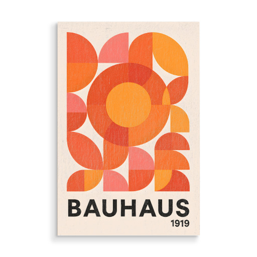 Bauhaus in Warm Colors