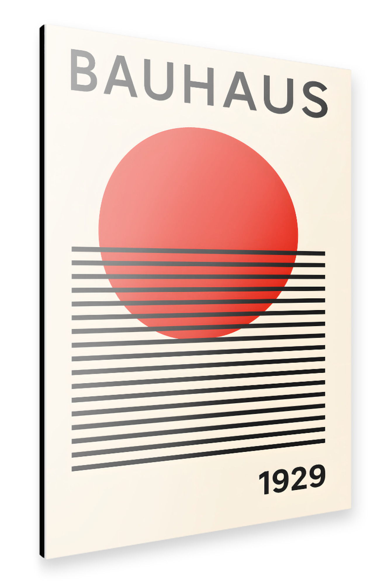 Alu-Dibond "Bauhaus minimal" 30x20 cm artboxONE