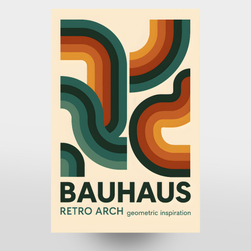 Bauhaus Retro-Bögen Bauhaus Retro-Bögen