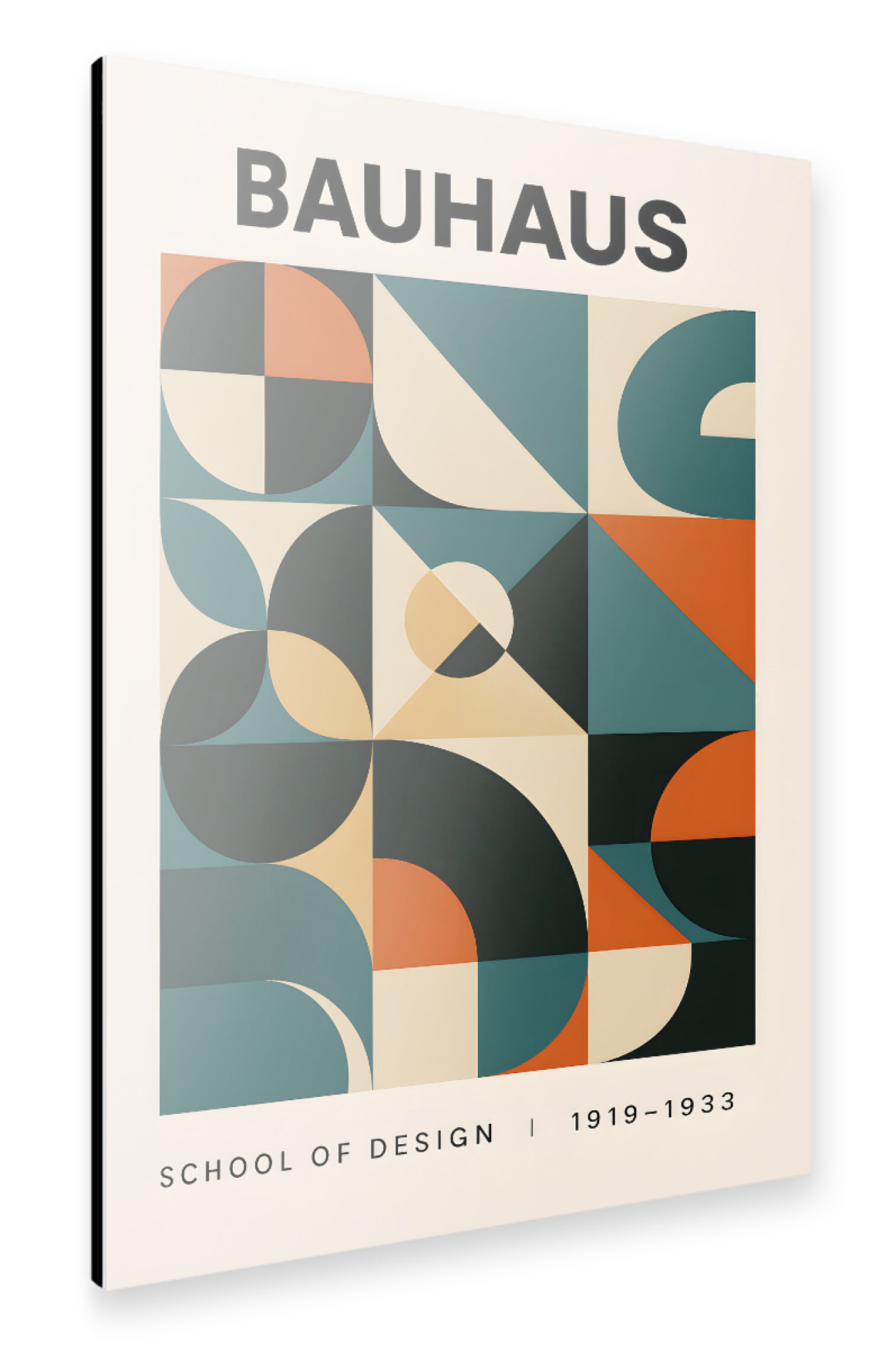 Alu-Dibond "Bauhaus – Geometric Perfection" 75x50 cm artboxONE