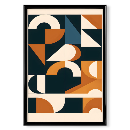 Bauhaus Geometry – Retro Style