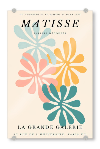 Acrylglasbild "Henri Matisse AC" artboxONE - Floral,Abstrakt