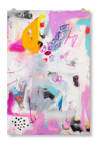 Acrylglasbild "Kunterbunte Kritzelei" artboxONE - Für Kinder,Abstrakt,Geometrie