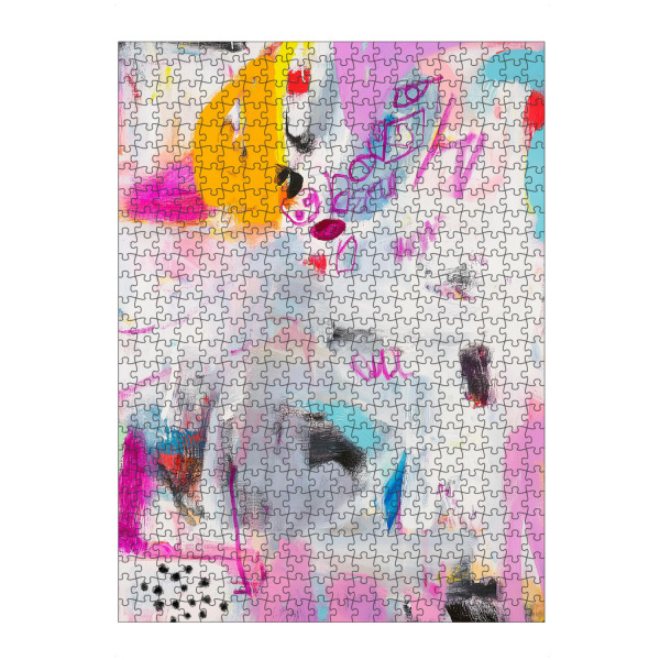 Puzzle Ravensburger "Kunterbunte Kritzelei" artboxONE - Für Kinder,Abstrakt,Geometrie