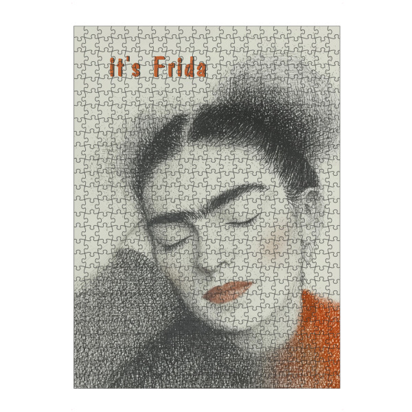 Puzzle Ravensburger "Zeichnung - it's frida" artboxONE - Typografie,Menschen,Fashion