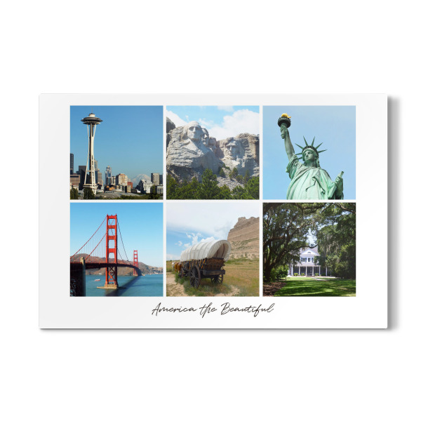 Galerie-Print "America the Beautiful" 30x20 cm artboxONE