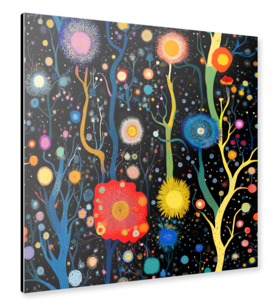 Alu-Dibond "Solargartenträume" 30x30 cm artboxONE