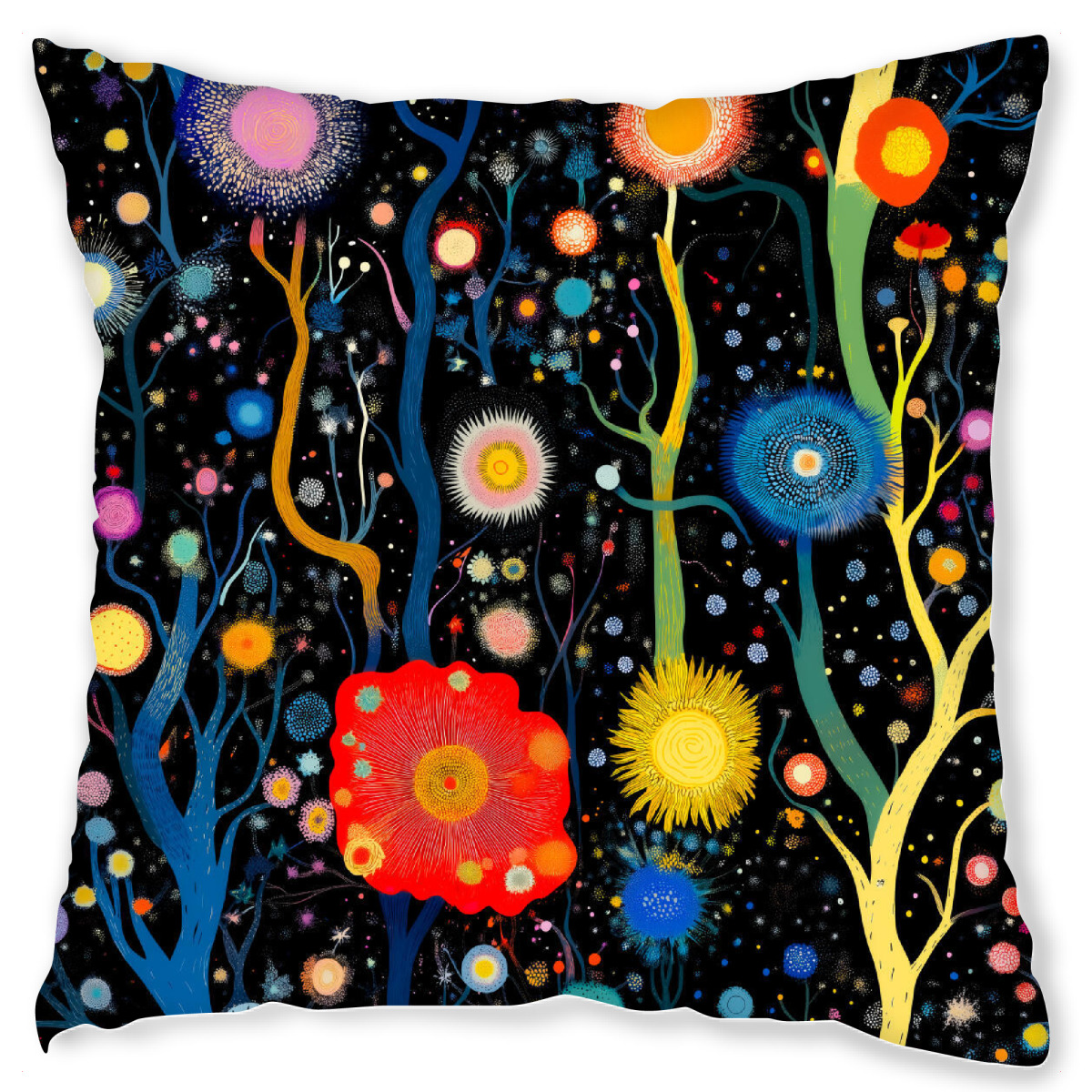 Design-Kissen "Solargartentrߤume" artboxONE - Floral,Abstrakt,Galaxy