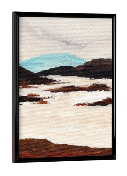 Poster mit schwarzem Rahmen "Iceland landscape" artboxONE - Natur,Reise,Abstrakt