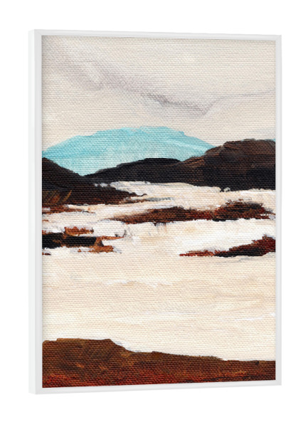 Poster mit weißem Rahmen "Iceland landscape" artboxONE - Natur,Reise,Abstrakt